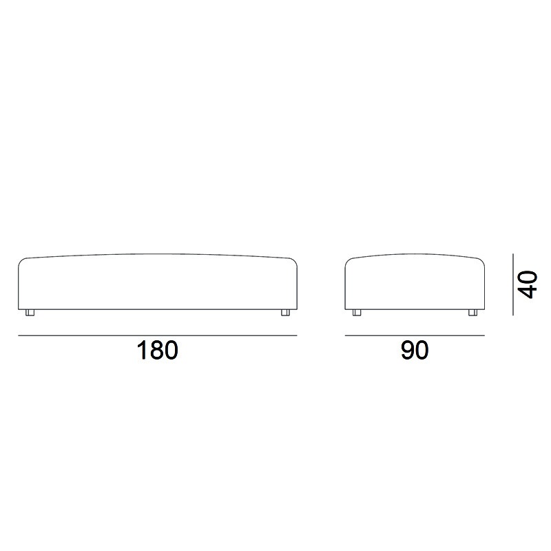 Gervasoni FLAIR Hockerelement