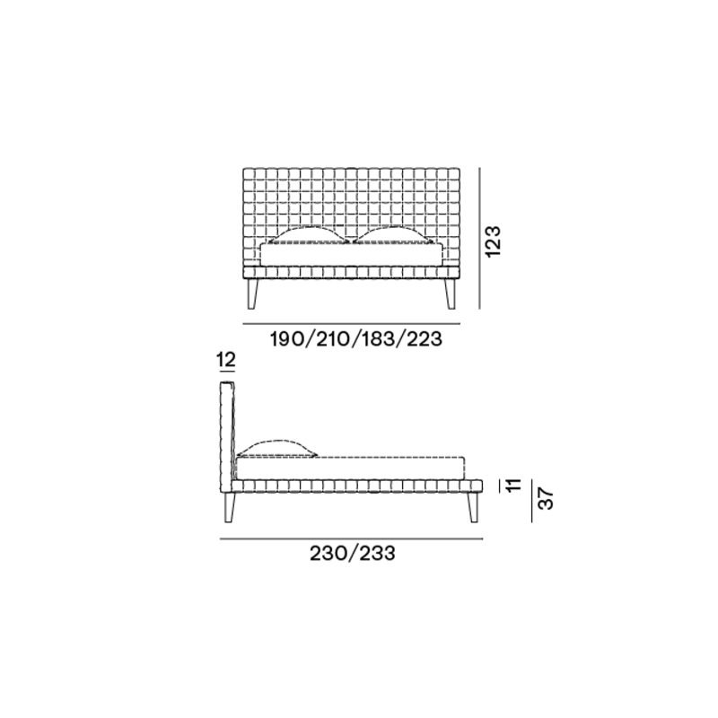 Ersatzhusse für BEDS DOT Bett