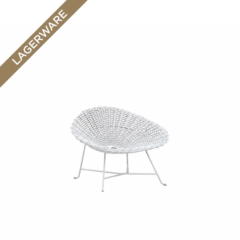 Gervasoni SWEET 27 Korbsessel, weiss